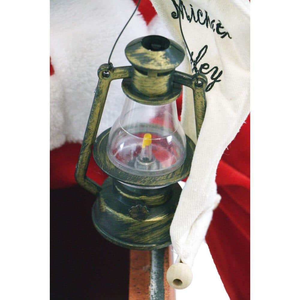 48 in. Christmas Music and Motion Santa Claus in Chimney