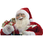 48 in. Christmas Music and Motion Santa Claus in Chimney