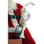 48 in. Christmas Music and Motion Santa Claus in Chimney
