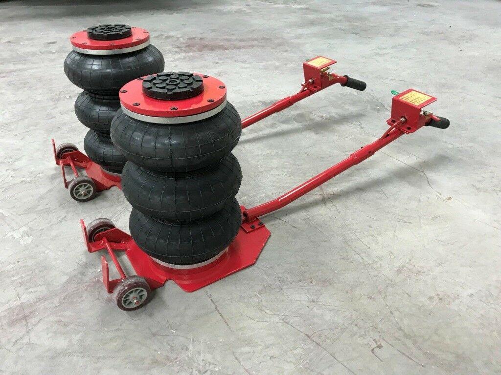 Lift Triple Bag Air Go Bag Jack 3 Ton Auto shop Tire Shop 2 pcs HEAVY DUTY