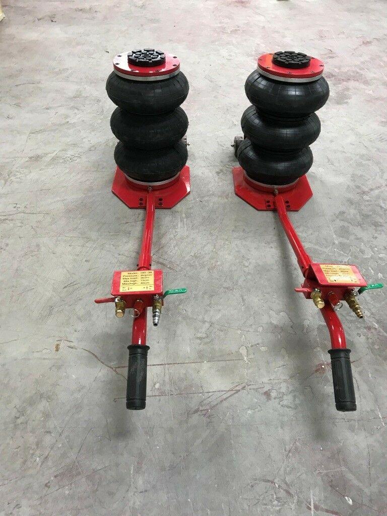 Lift Triple Bag Air Go Bag Jack 3 Ton Auto shop Tire Shop 2 pcs HEAVY DUTY