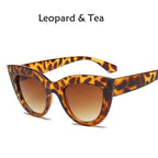Retro Thick Frame Cat Eye Sunglasses