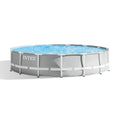 26723EH 15ft x 42in Prism Frame Above Ground Swimming Pool Set with Easy Set Up and Filter