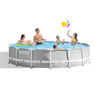 26723EH 15ft x 42in Prism Frame Above Ground Swimming Pool Set with Easy Set Up and Filter