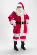 7-Piece Deluxe Red Father Christmas Costume - Adult Size XXXL