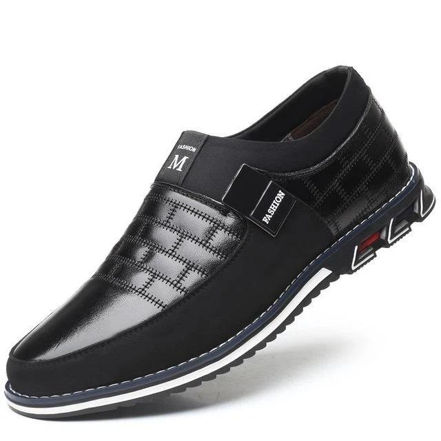 Men's Business Leather Slip On Shoes
