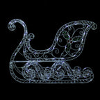 40" Clear LED Lighted Christmas Sleigh Outdoor Decor