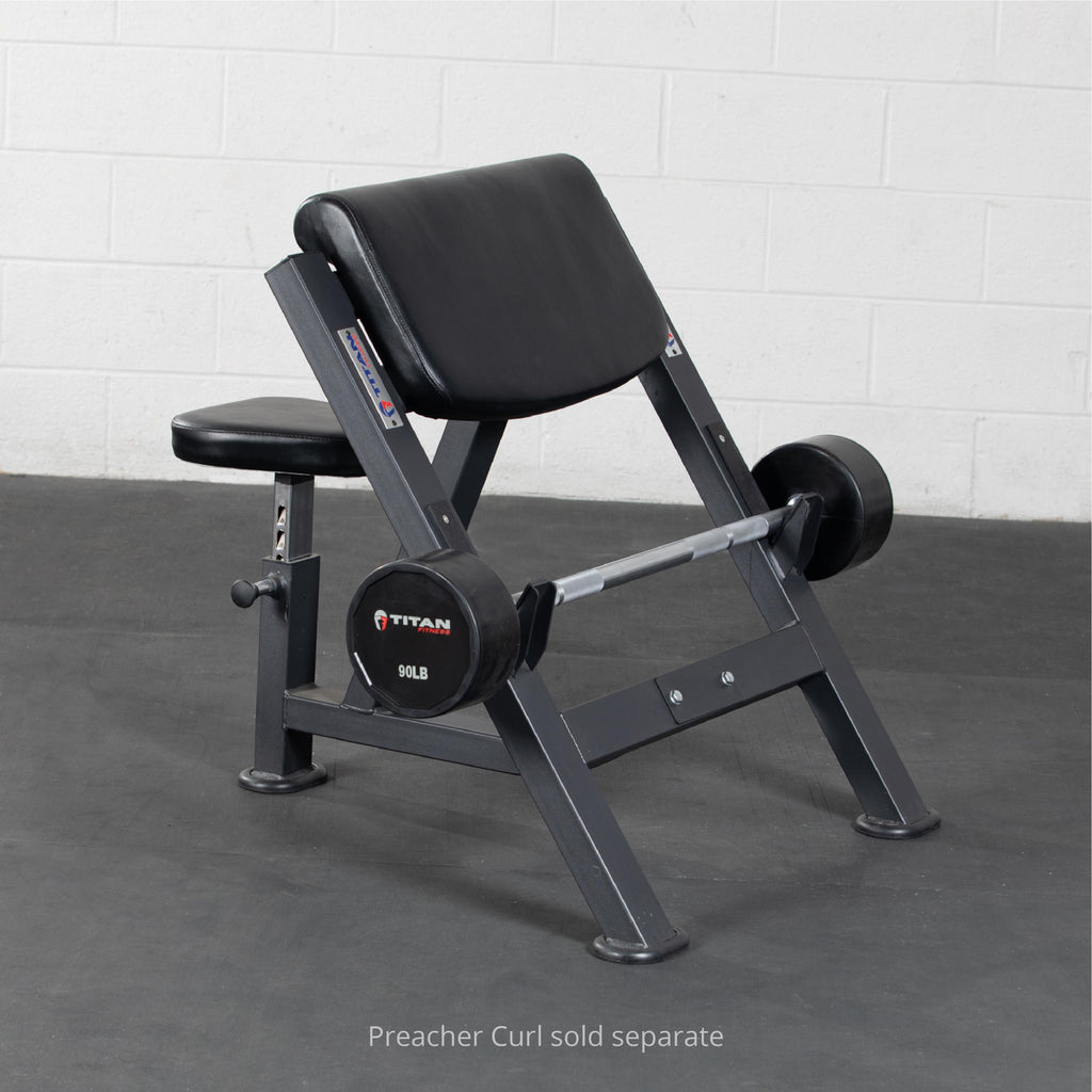 Fitness Straight Rubber Fixed Barbell 90 lb.
