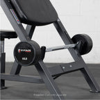 Fitness Straight Rubber Fixed Barbell 90 lb.