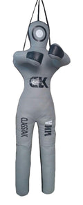 QUADRO MMA Martial Arts Grappling Dummy Jiu Jitsu Punching Bag With Hanging Strap Gray - 48 inches