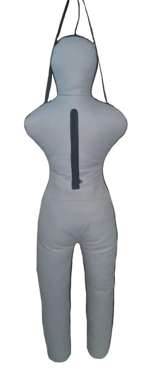 QUADRO MMA Martial Arts Grappling Dummy Jiu Jitsu Punching Bag With Hanging Strap Gray - 48 inches