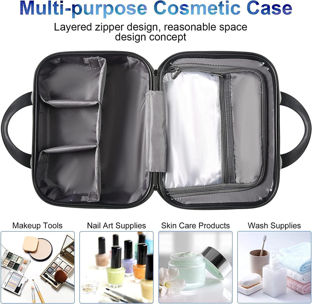 Luggage Set 2PCS Suitcase PC+ABS Carry On Luggage with Spinner Wheels, White 2-Piece Set(14/20) (968)