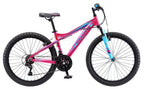Mongoose 24 In. Silva Mountain Bike, Pink
