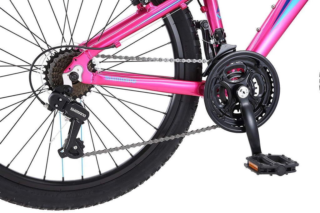 Mongoose 24 In. Silva Mountain Bike, Pink