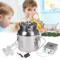 goat milking machine pump milker machine auto-stop device for goat livestock household farm stainless steel food grade bucket milking device (14l)