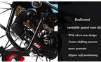 XIAZHOU Men and Female Road 24-Speed 26-inch Bicycle (only Adult) high Carbon Steel Frame Road Bike Race Wheel Double disc Brake Bike 5-27, White (Color : Black)