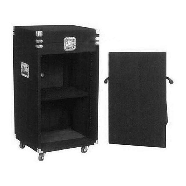 Studio Mixer DJ Booth Cart Stand AMP Stage Gear Rack Mount Cabinet