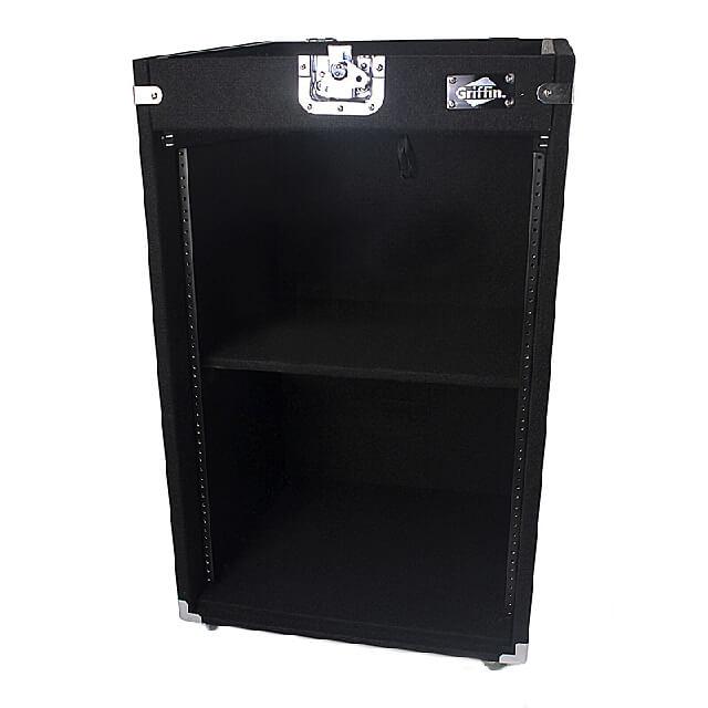 Studio Mixer DJ Booth Cart Stand AMP Stage Gear Rack Mount Cabinet
