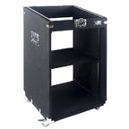 Studio Mixer DJ Booth Cart Stand AMP Stage Gear Rack Mount Cabinet