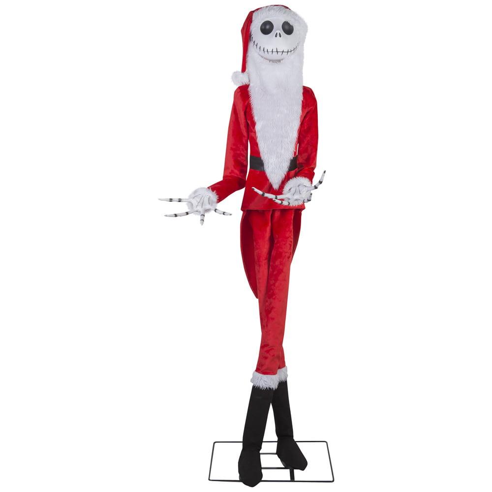 Life Size Animated The Nightmare Before Christmas Jack Skellington as Sandy Claws