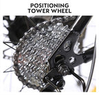 CHICAI 24/26-inch Adult High Carbon Steel Cross Country Bike Mountain Bike 21/24/27/30 Speed Bike Full Suspension Bike Equipped with Double Disc Brake Mountain Bike
