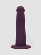 Lovehoney Velvet Dream Rechargeable Liquid Silicone Vibrating Dildo 7 Inch, Purple