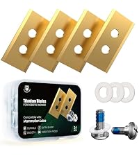 24Pcs ium Replacement Blades Compatible for  Goat All Series, Robust Replacement Robotic Lawnmower Blades, High-Performance Cutting