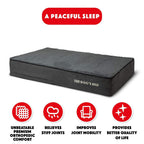 Dogs Bed Orthopedic Dog Bed, Premium Memory Foam S-XXXL, Waterproof, Dog Pain Relief for Arthritis, Hip &amp; Elbow Dysplasia, Post Surgery, Lameness, Senior Supportive, Calming Bed, Washable Cover
