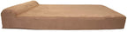 Big Barker Mini - 4" Pillow Top Orthopedic Dog Bed with Headrest for Small and Medium Sized Dogs 20-50 Pounds