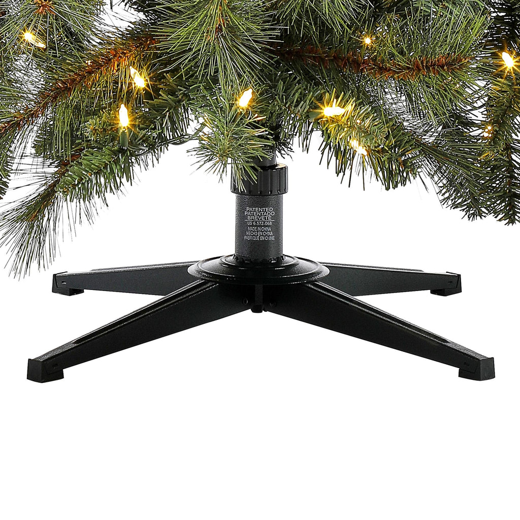 Holiday Time Prelit 600 LED Clear Lights, Prescott Pine Artificial Christmas Tree, 7.5'