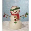 Bethany Lowe LarChristmas Baubles Snowman Paper Mache