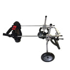 ZHIJIA Pet Disabled Wheelchair Disabled Pet Wheelchair 2 Rounds Dog Hind Leg Moped Light Weight Adjustable Multi-Size Optional
