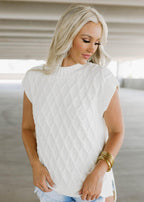 briana milk froth sweater top
