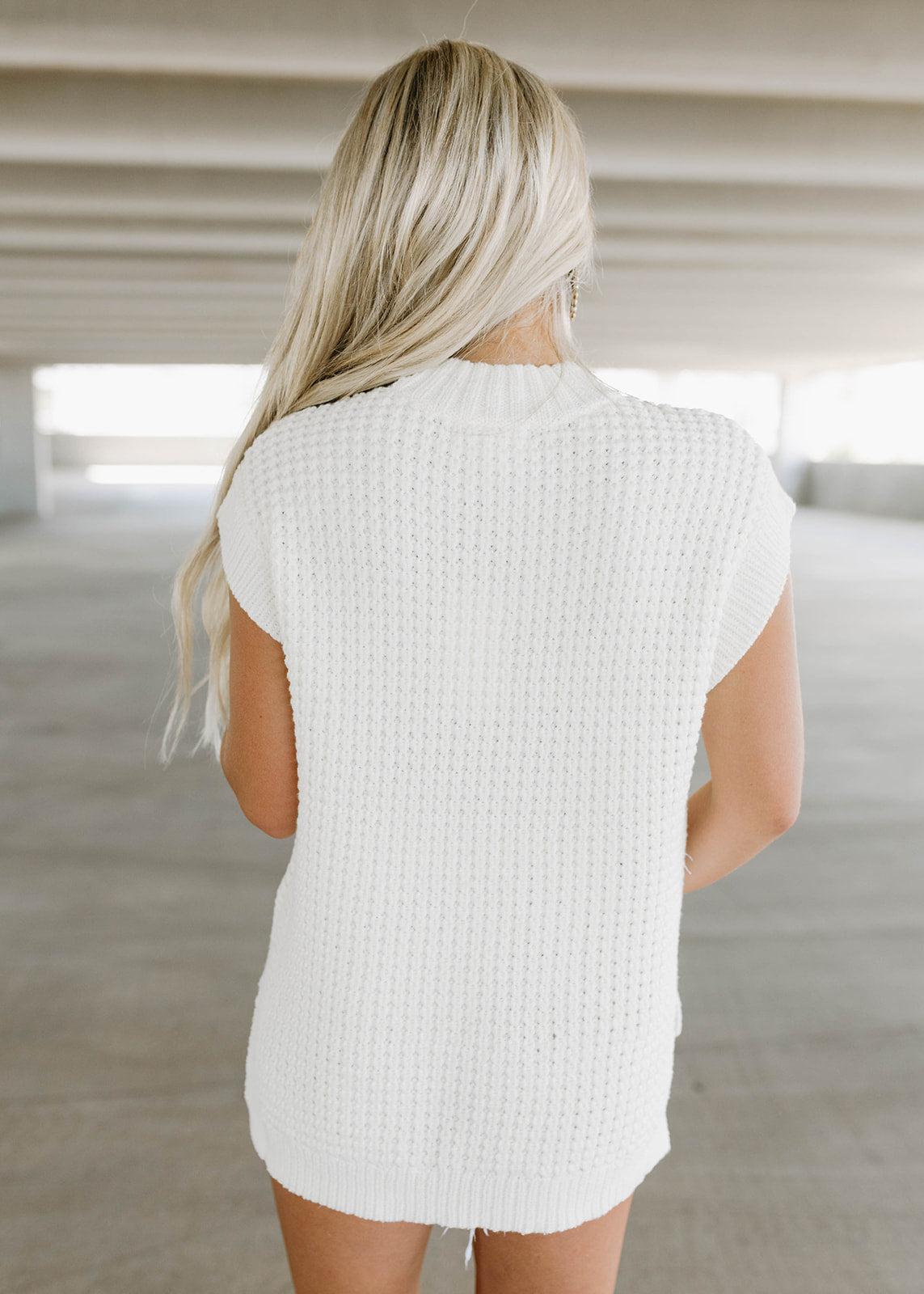 briana milk froth sweater top
