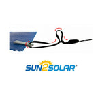 sun2solar stainless steel swimming pool solar cover reel w/ tube - 20' ft wide