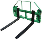 titan attachments pallet fork frame fits john deere loaders with 2" hitch receiver includes 42 in class ii fork blades