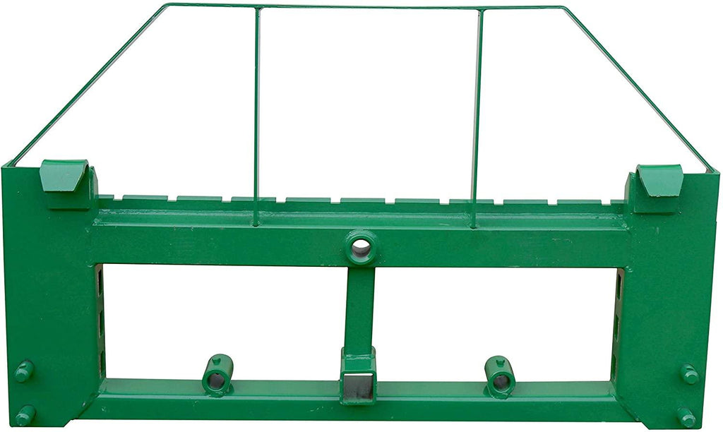 titan attachments pallet fork frame fits john deere loaders with 2" hitch receiver includes 42 in class ii fork blades