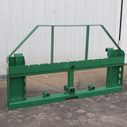titan attachments pallet fork frame fits john deere loaders with 2" hitch receiver includes 42 in class ii fork blades