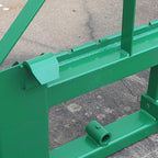 titan attachments pallet fork frame fits john deere loaders with 2" hitch receiver includes 42 in class ii fork blades