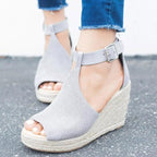 Shoes - 2021 Summer Women Chic Espadrille Wedges Platform Sandals