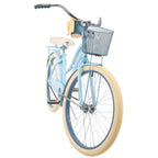 Huffy, Nel Lusso Classic Cruiser Bike with Perfect Fit Frame, Women's, Light Blue, 26 Inch