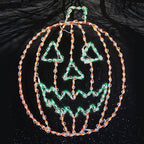 Commercial Grade Halloween LED 44" Wire Framed Jack-O-Lantern Decoration