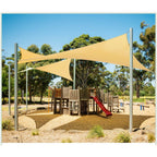 28 ft. x 28 ft. 190 GSM BeiEquilateral Triangle Sun Shade Sail