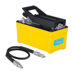 Air Hydraulic Foot Pump with Hose and Coupler 10000 PSI 1/2 gal Reservoir