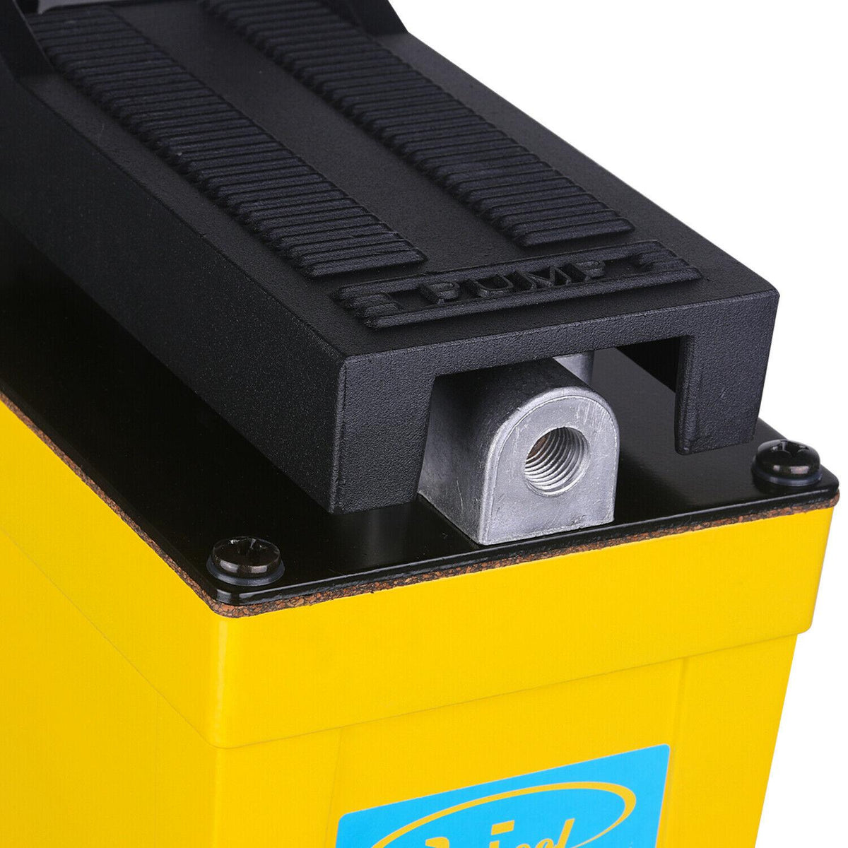 Air Hydraulic Foot Pump with Hose and Coupler 10000 PSI 1/2 gal Reservoir