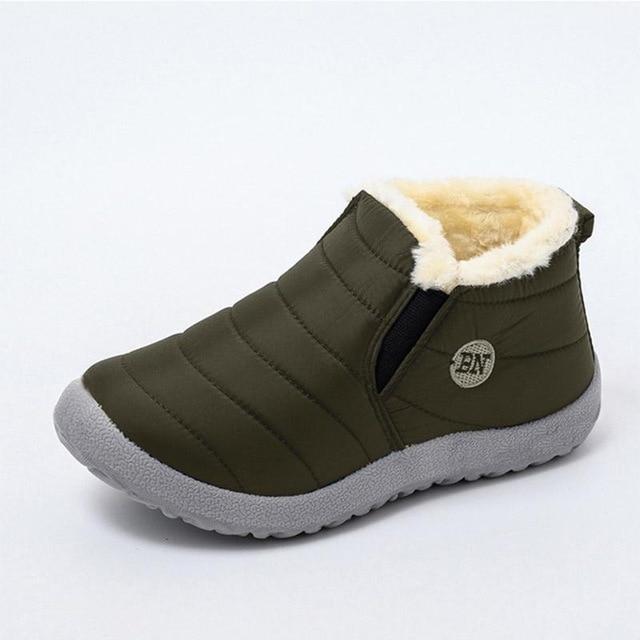 2021 Winter Warm Plush Ladies Flat Casual Shoes
