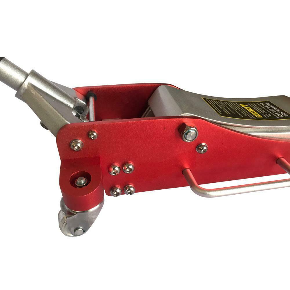 3/1.5 Ton Aluminum Steel Floor Jack   Pump Low Profile Hydraulic Stand Tool
