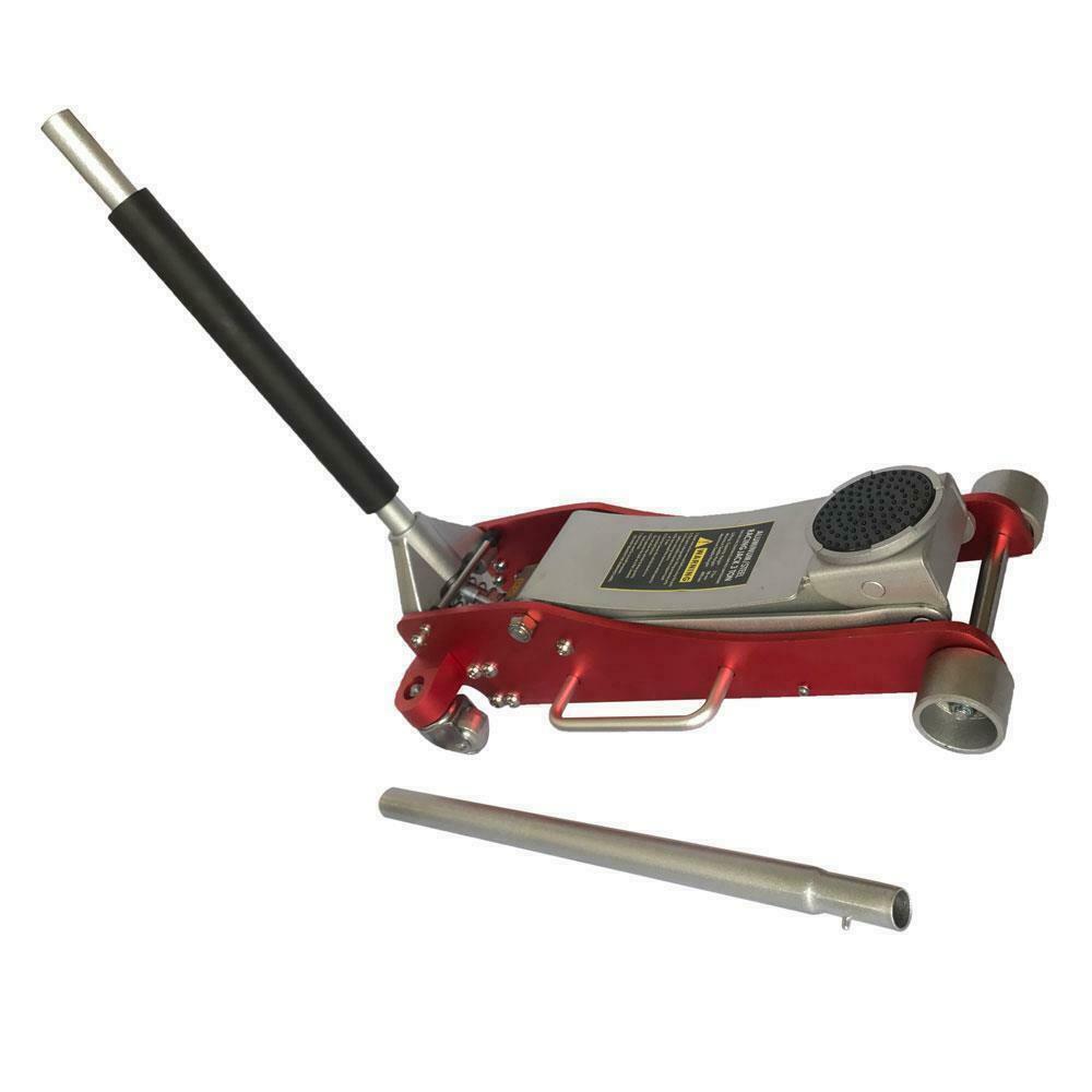 3/1.5 Ton Aluminum Steel Floor Jack   Pump Low Profile Hydraulic Stand Tool