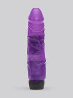 BASICS Classic Realistic Dildo Vibrator 6.5 Inch, Purple
