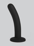 Lovehoney Slimline Silicone Suction Cup Dildo 5 Inch, Black